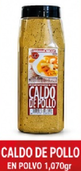 Caldo de Pollo en polvo 1,070gr