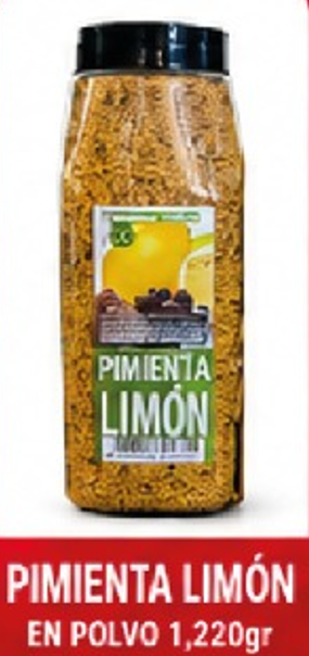 Pimienta Limón en polvo 1,220gr