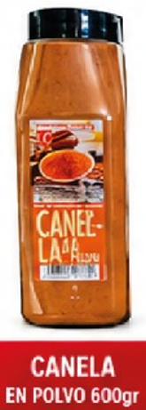 Canela en polvo 600gr